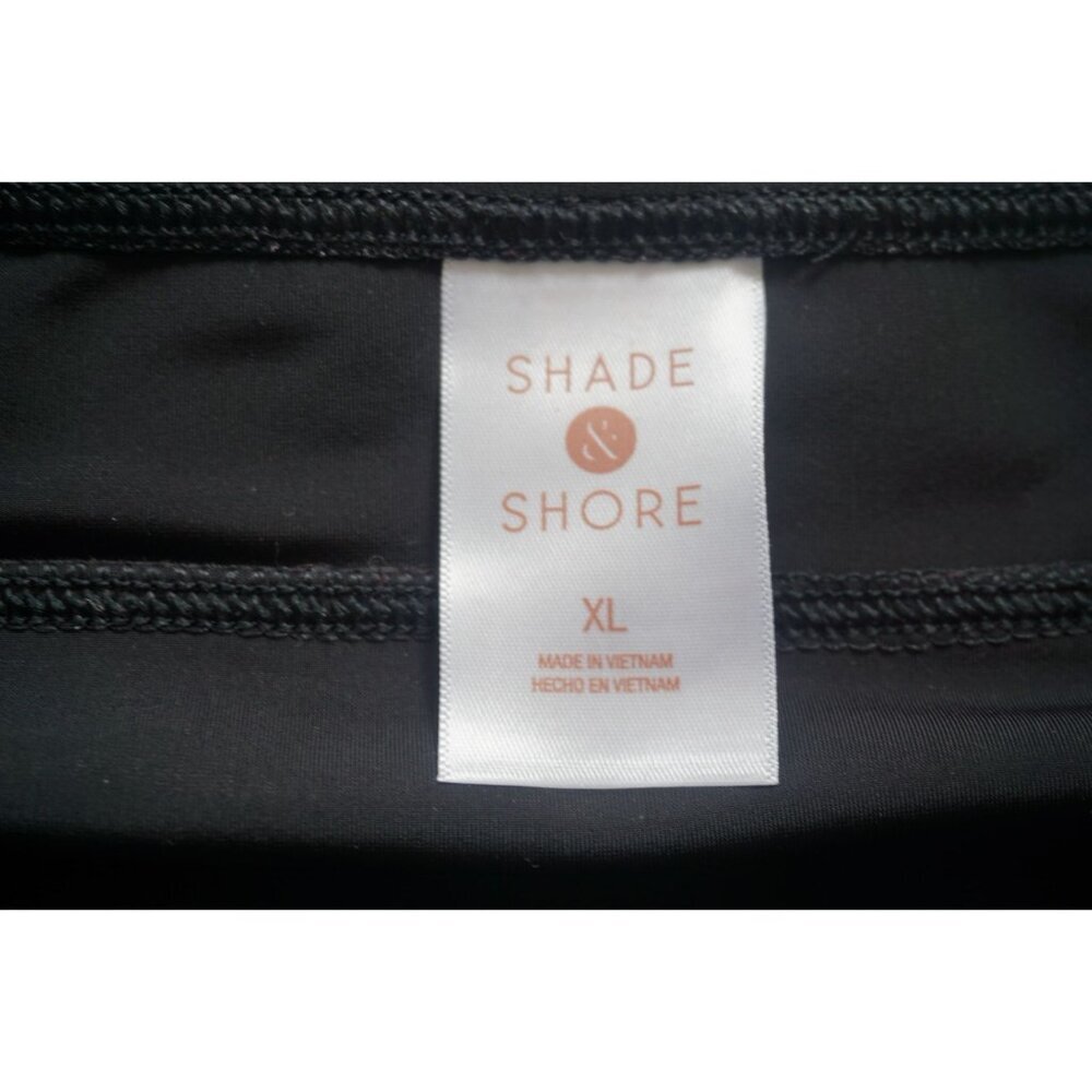Shade & Shore Black Women's Elastic Waist Swim Skirtini - Size XL, NWT - Picture 4 of 9